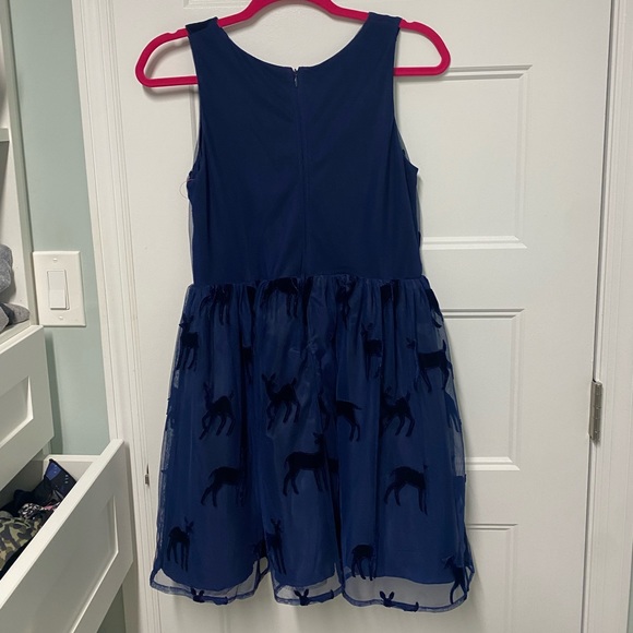 Cat&Jack Navy Deer Dress - Picture 2 of 6